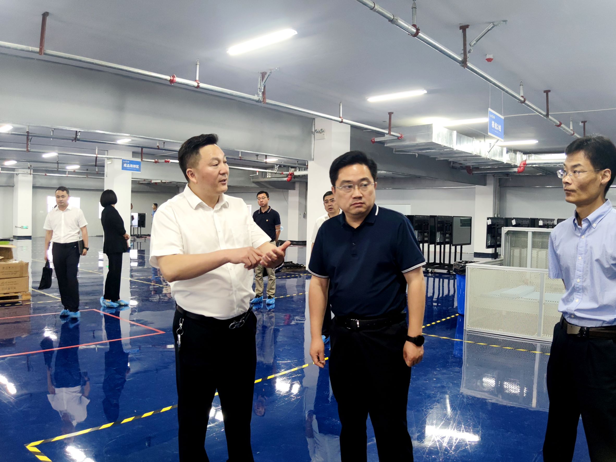 高新区管委会莅临冠军国际调研指导