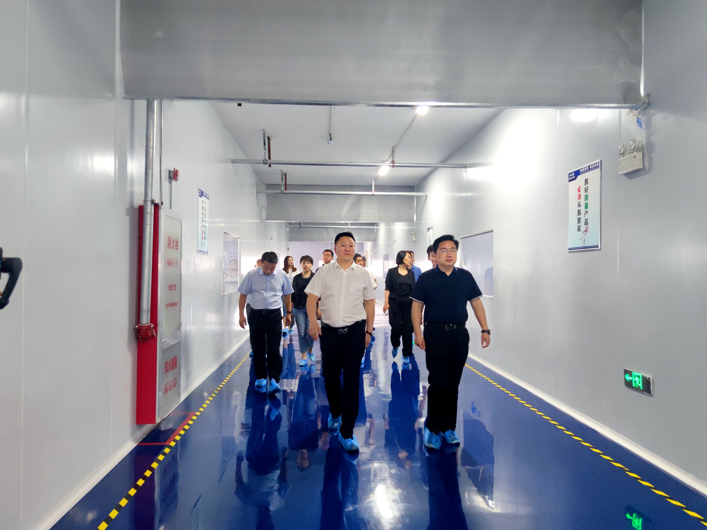 高新区管委会莅临冠军国际调研指导